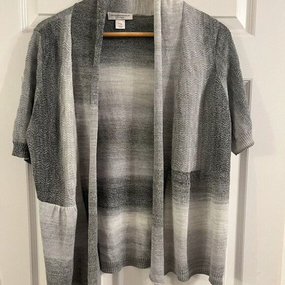 Christopher Banks Long Sleeve Cardigan | Gray | Petite XL | EUC - Picture 1 of 5